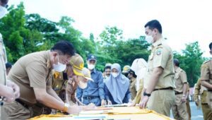 Bupati Pangkep Ikat ASN Berakhlak dengan Pakta Integritas