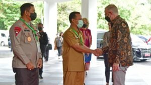 Tiba di Kantor Gubernur, Perdana Menteri Australia Anthony Albanese Disambut Andi Sudirman