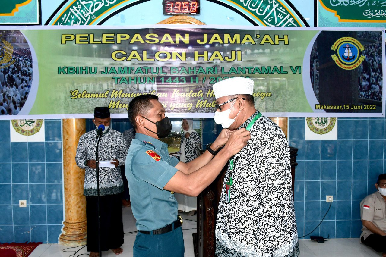 KBHU Jamiatul Bahari Lantamal VI Lepas Rombongan Jamaah Haji