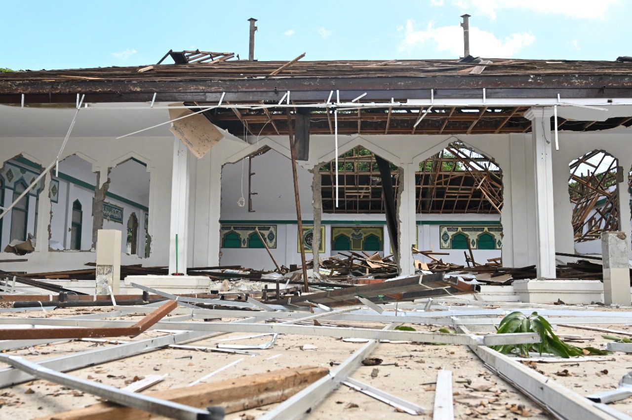 Masjid Kantor Gubernur Dibangun, Salat Jumat dan Berjamaah Dialihkan ke Ruang Pola