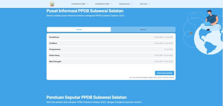 PPDB Sulsel Dimulai Hari Ini, Berikut Jadwalnya 7 PPDB Online
