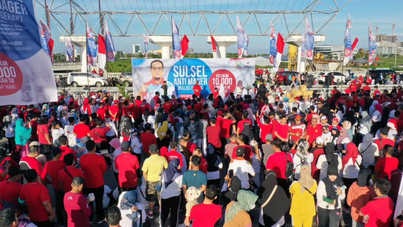 Andi Sudirman Lepas Sulsel Anti Mager Gerakan 10.000 Langkah Per Hari 3 Andi Sudirman Lepas Sulsel Anti Mager Gerakan 10.000 Langkah Per Hari