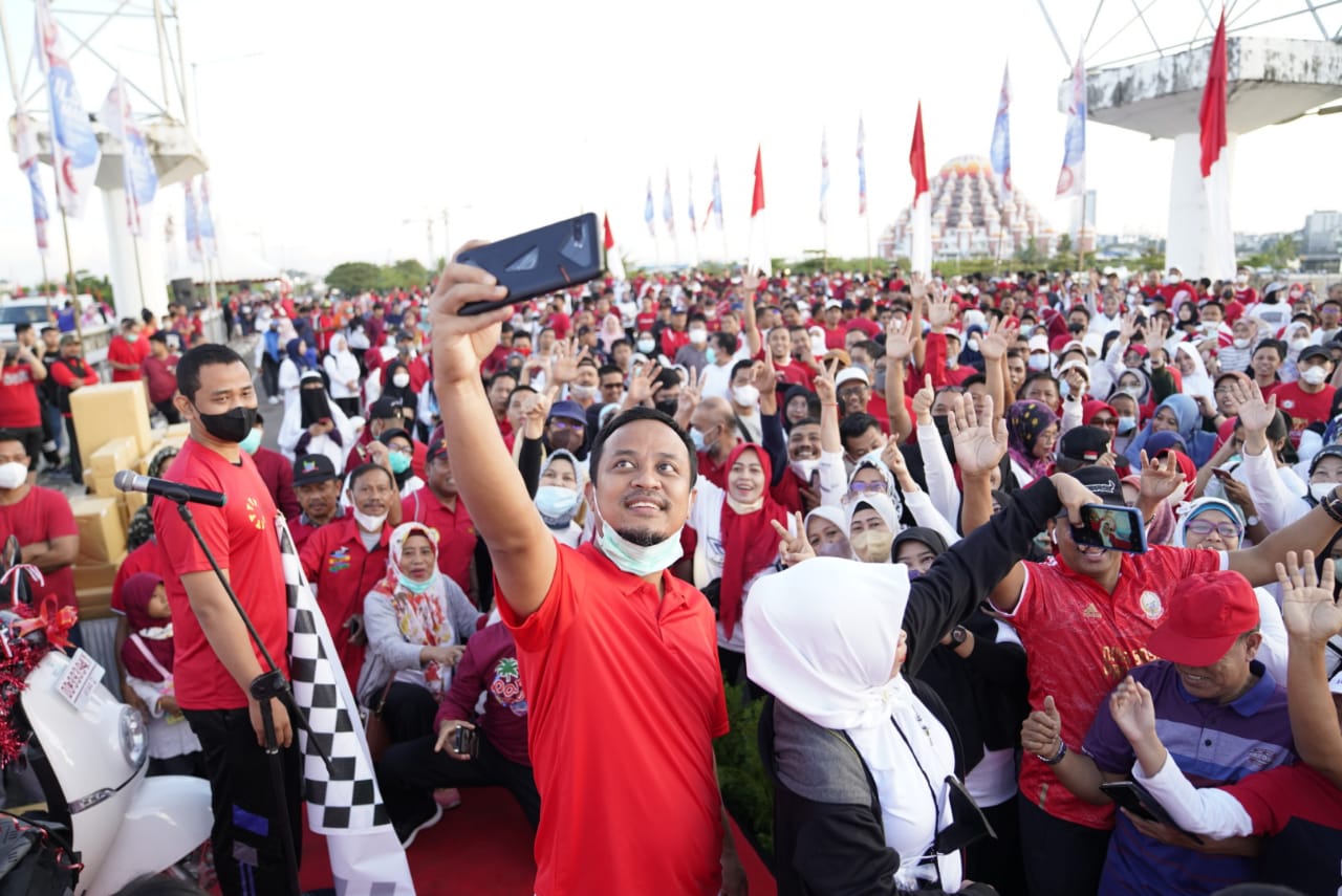 ASN dan Non-ASN Pemprov Dukung Gubernur Andi Sudirman untuk Aksi Sulsel Anti Mager