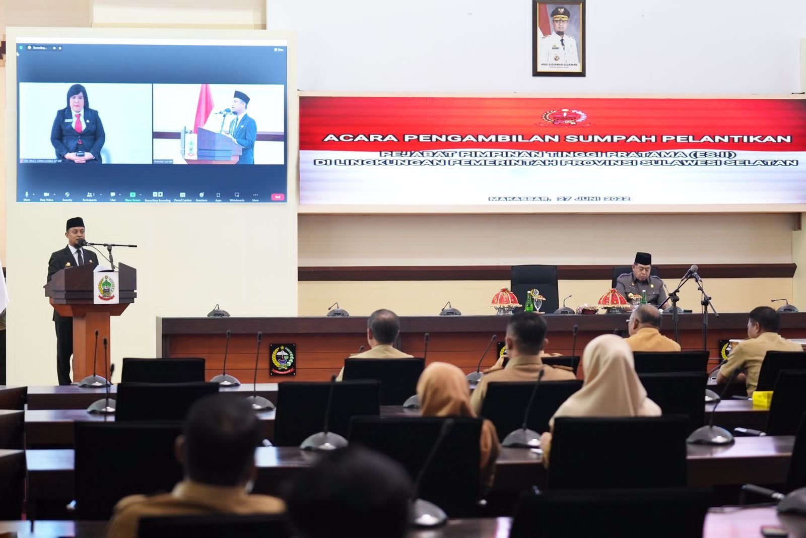 Lantik 7 Pejabat Eselon II, Begini Pesan Gubernur Sulsel