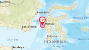 Gempa Magnitudo 5,8 Guncang Mamuju, Sulbar