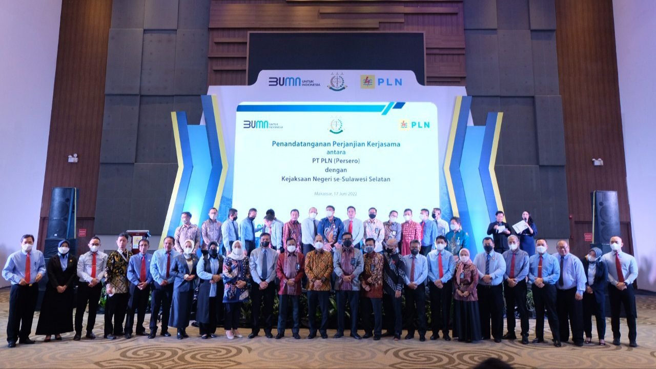 PLN Teken Nota Kesepahaman dengan Kejaksaan Negeri se-Sulsel