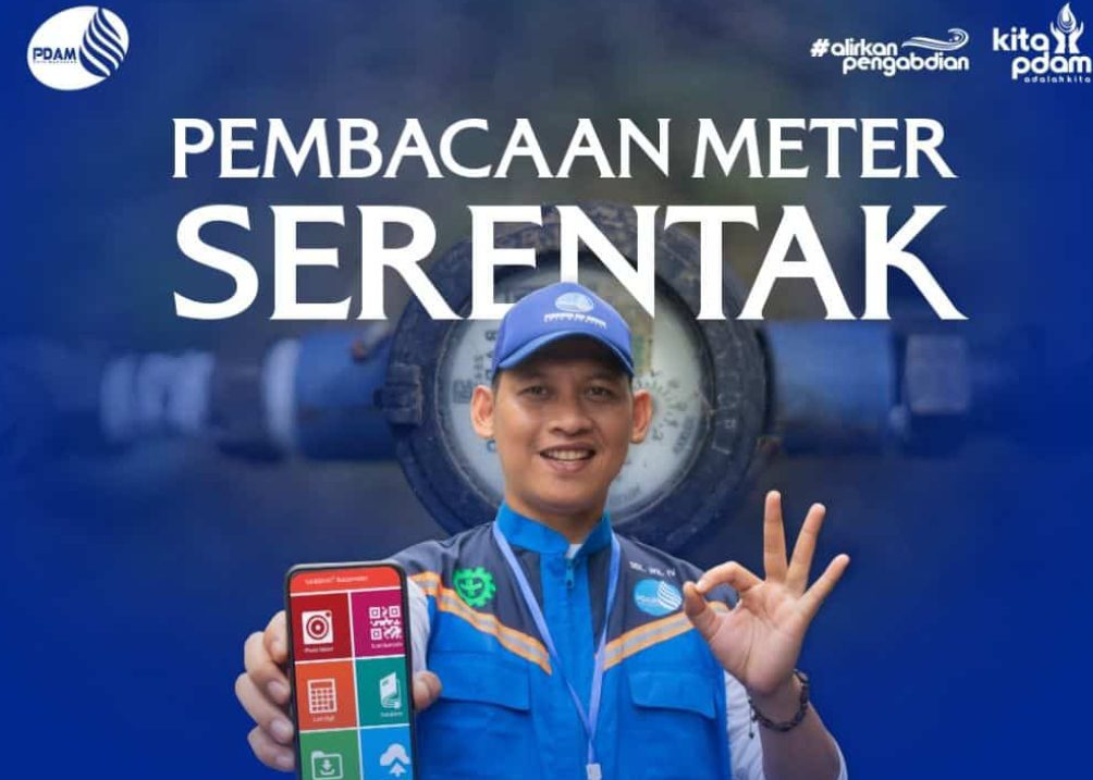 Besok Seluruh Direksi, Pejabat & Pegawai PDAM Makassar Serentak Baca Meter Pelanggan