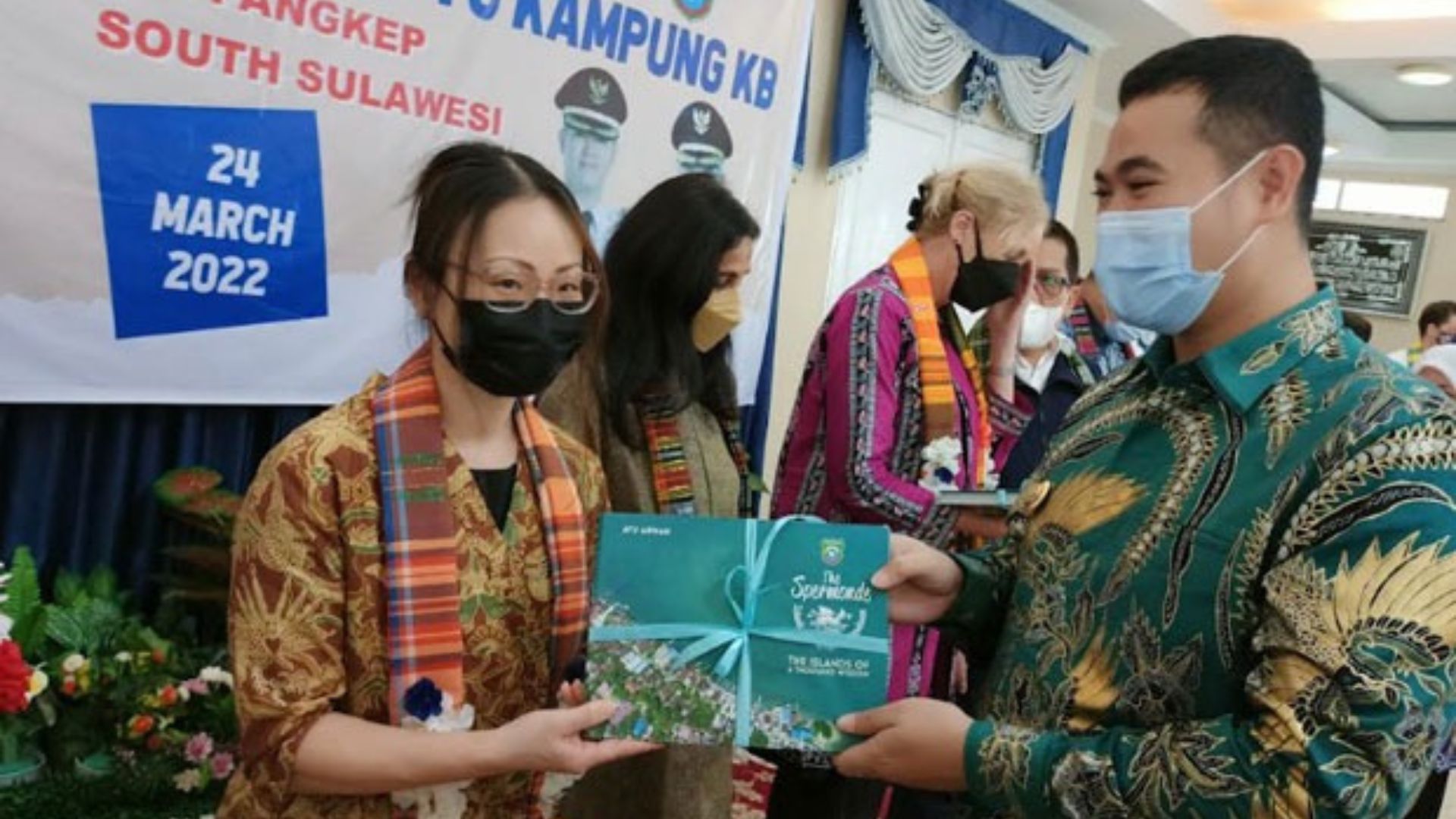Kampung KB Pangkep Dikunjungi Perwakilan 7 Negara Sahabat