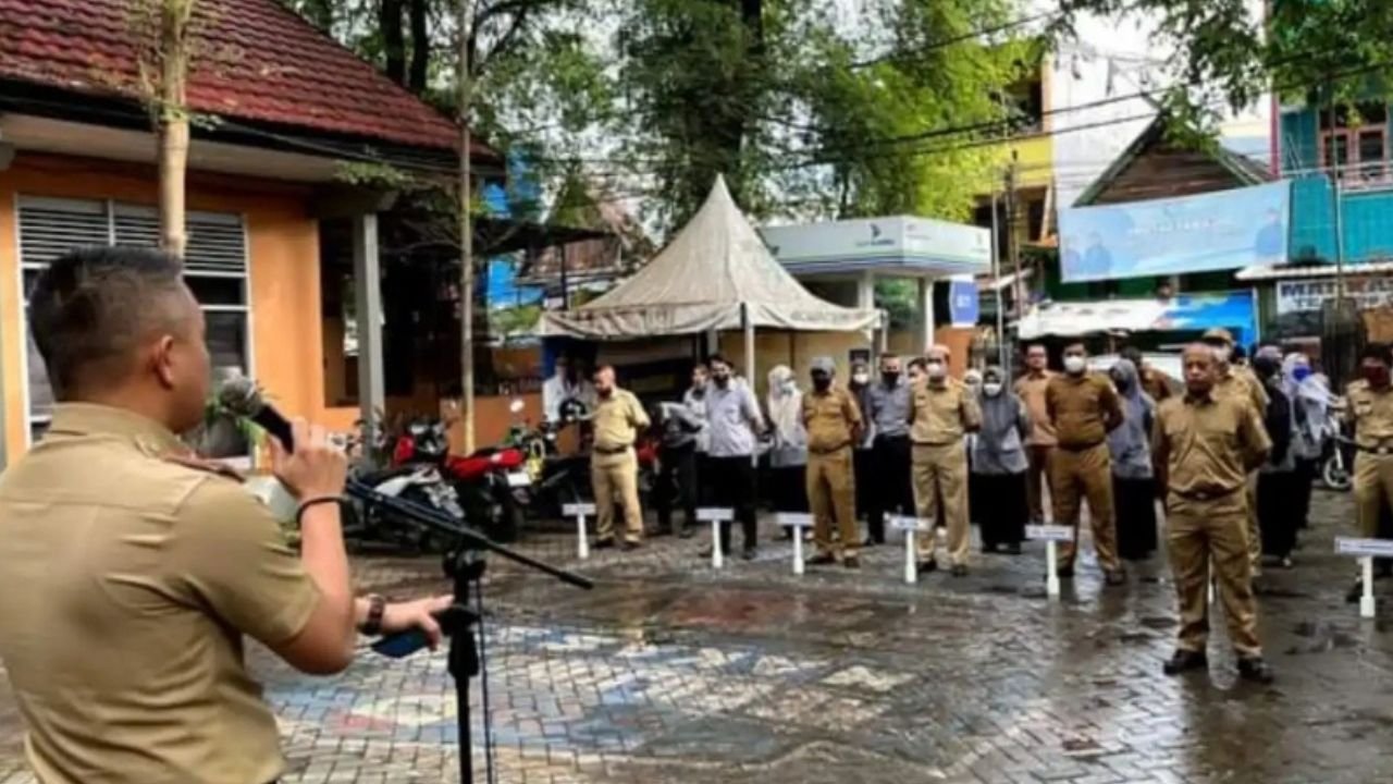 Pimpin Apel Pagi, Sekcam Ujung Tanah: Selalu berikan pelayanan terbaik bagi warga
