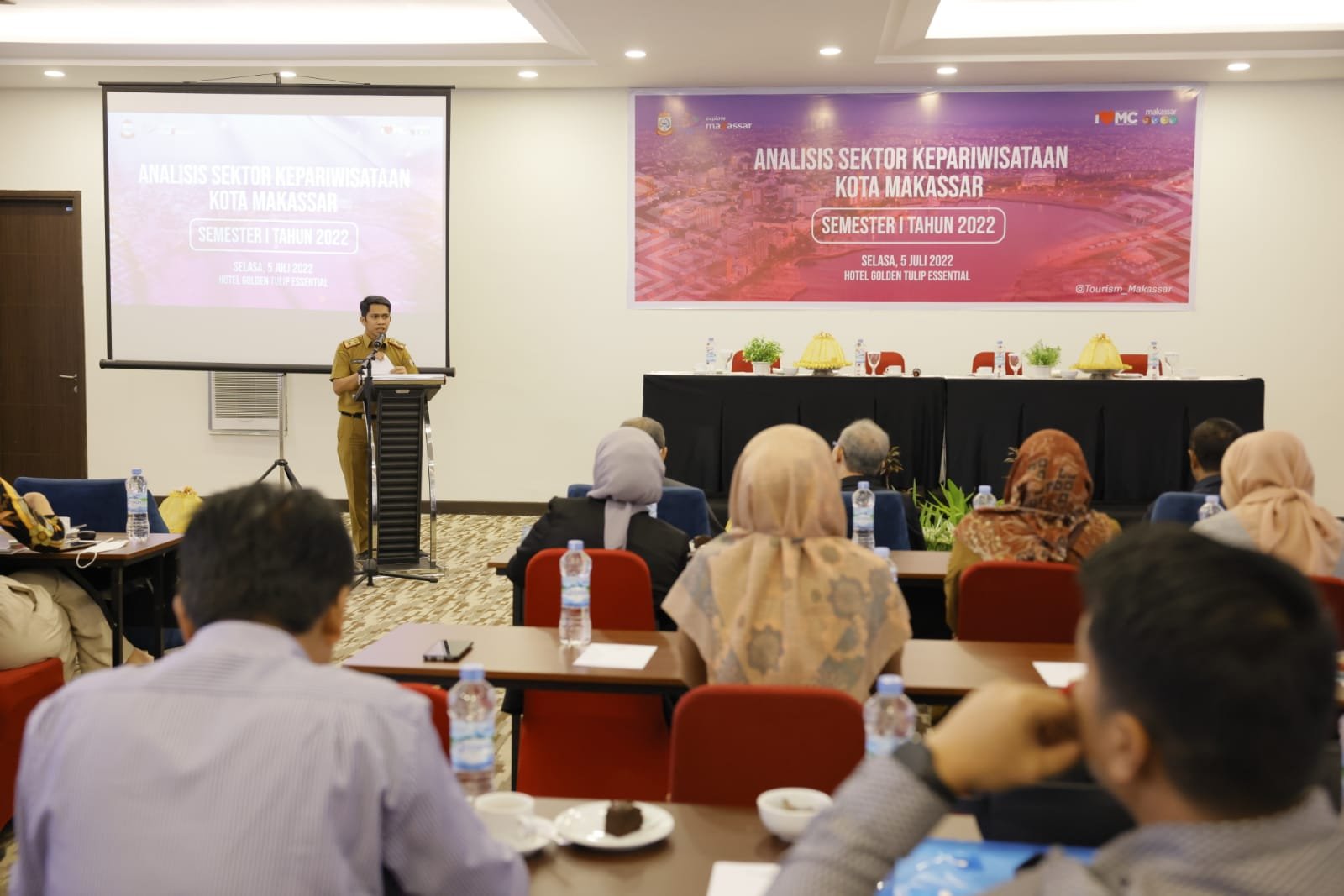 Wakili Kadispar Makassar, Andi Tenri Lengka Buka Kegiatan Analisis Sektor Kepariwisataan