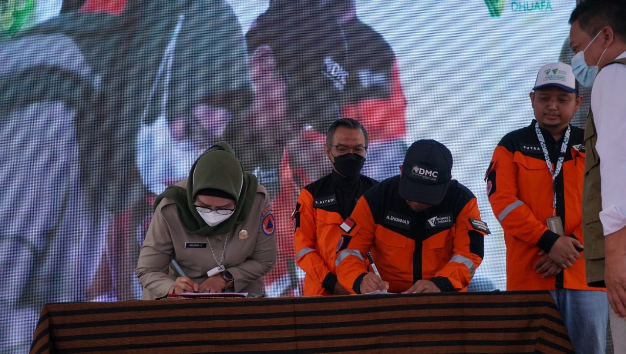 Milad 29 Tahun, Atasi Bencana Perkotaan Dompet Dhuafa Jalin Kerjasama BNPB