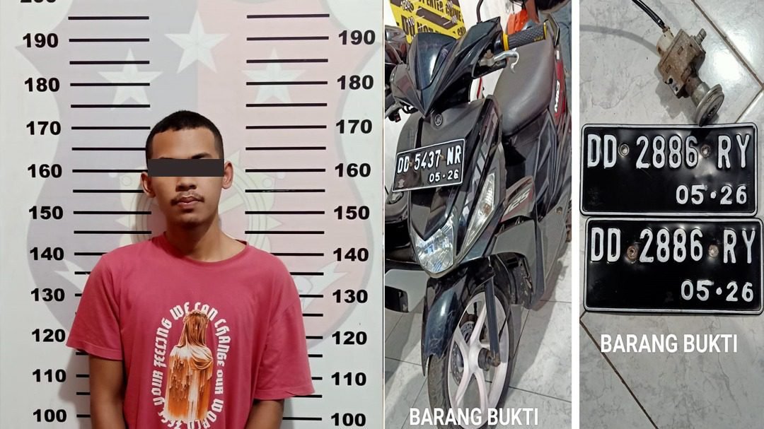 Hanya Dalam 5 Hari, Polsek Manggala Berhasil Ungkap Pelaku Curanmor