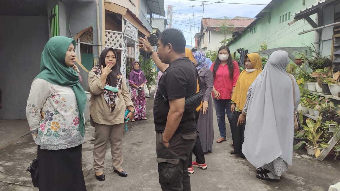 Kepala DP3A Pantau Langsung Perkembangan Lorong Wisata Ramah Anak