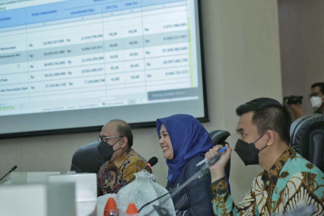 Rakor Monev Wawali Makassar Dorong SKPD Percepat Realisasi Belanja APBD Triwulan ll 2022