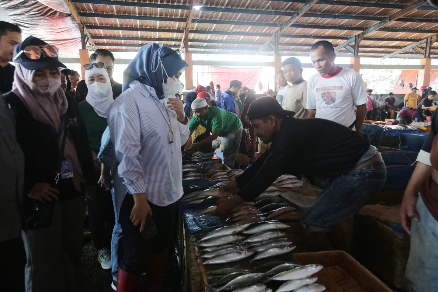 Tindak Lanjuti Aspirasi Warga, Wawali Fatma Tinjau Langsung Kondisi TPI Paotere