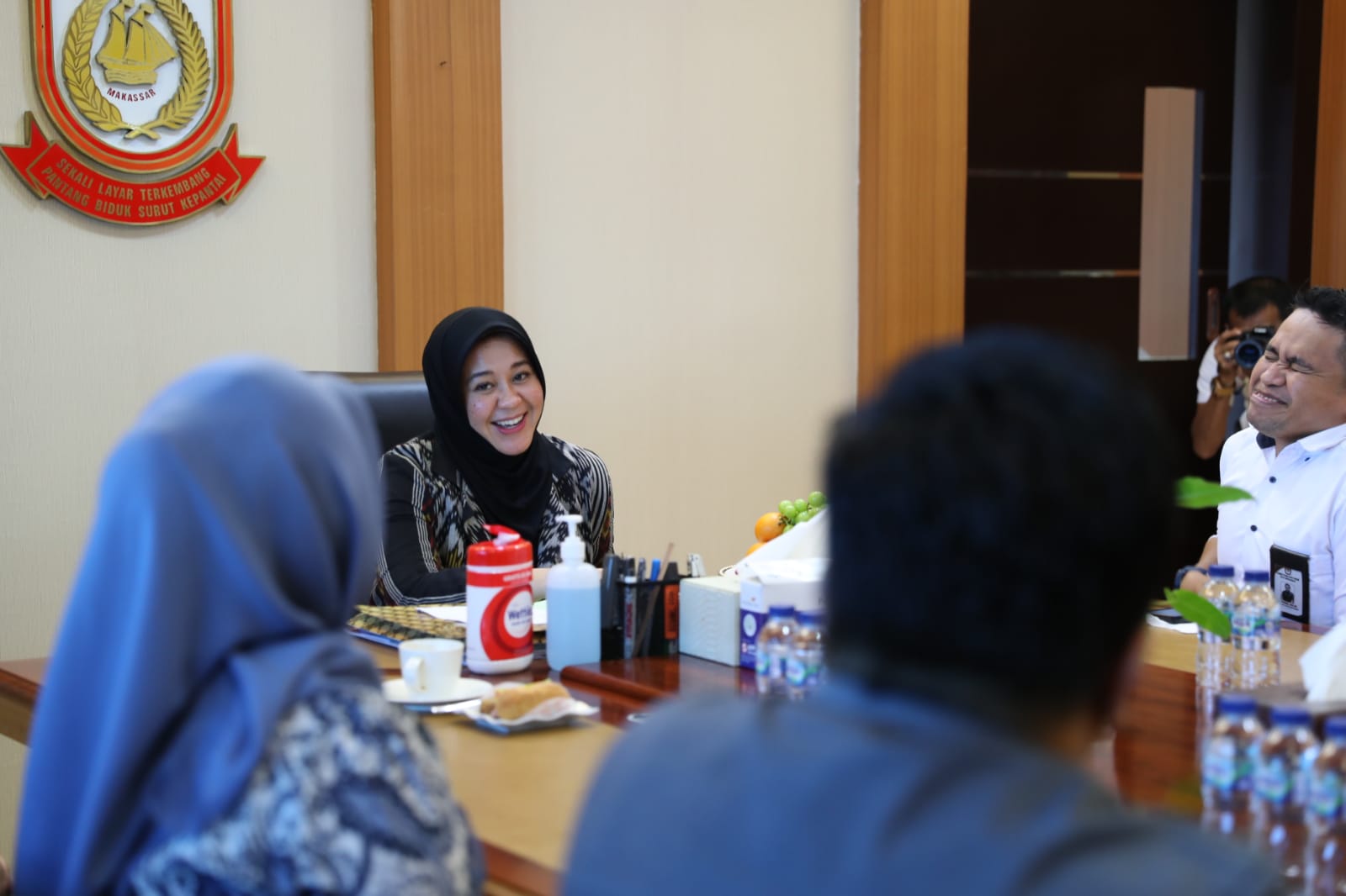 Wawali bersama KPU Makassar Bahas Pendidikan Politik Berbasis Lorong Wisata