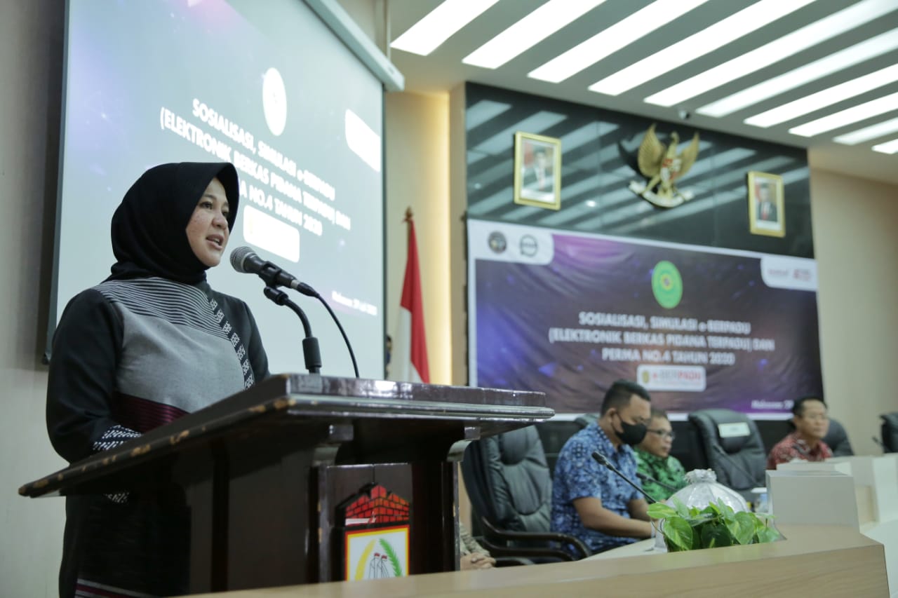 Fatmawati Rusdi Harap e-Berpadu, Permudah Masyarakat Akses Pelayanan Hukum