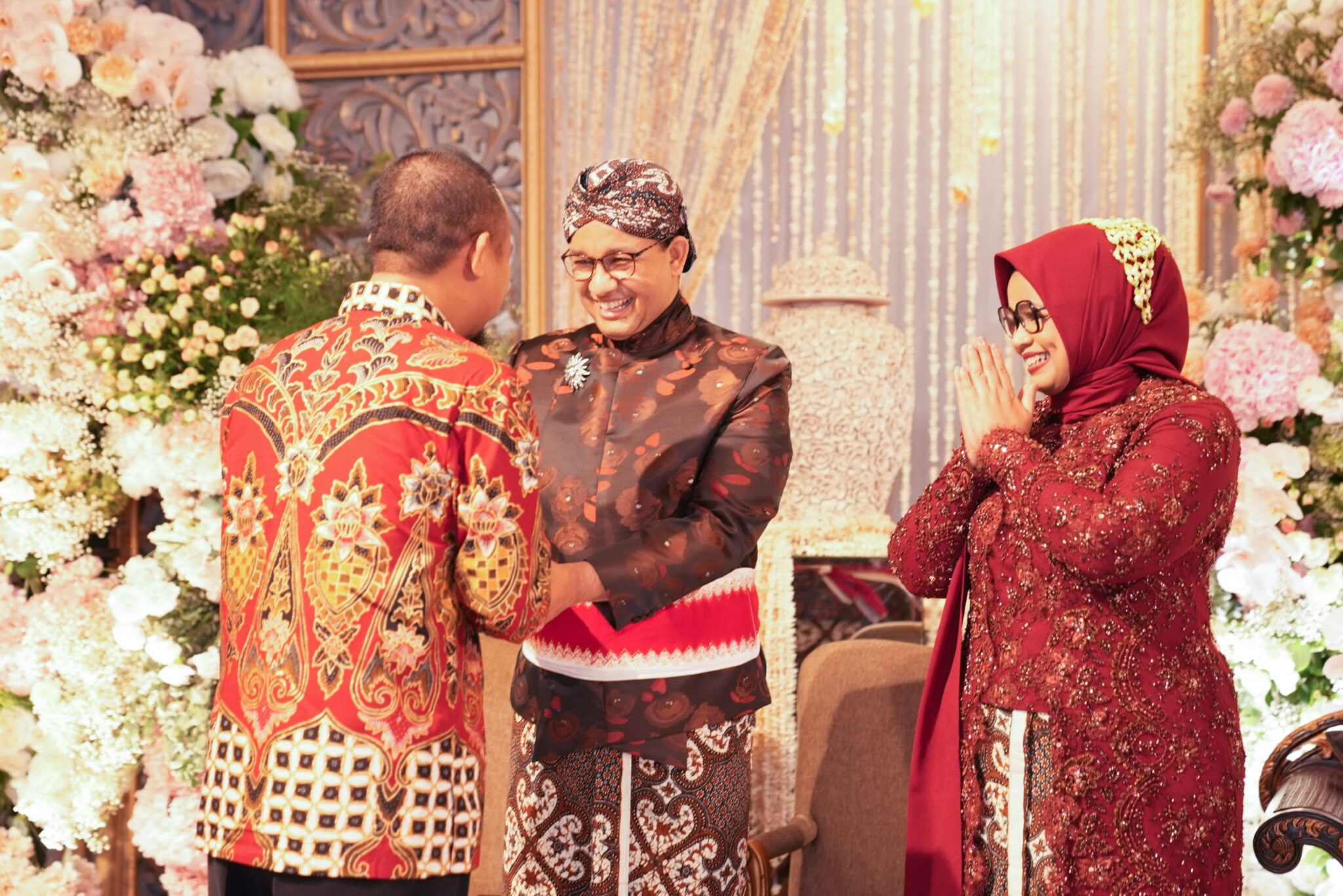 Andi Sudirman Hadiri Resepsi Pernikahan Putri Anies Baswedan