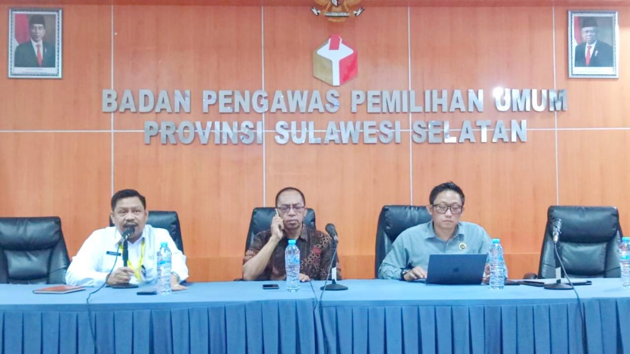 Persiapan Rakor Sentra Gakkumdu, Bawaslu Sulsel Bangun Sinergi Mitra Penegak Hukum