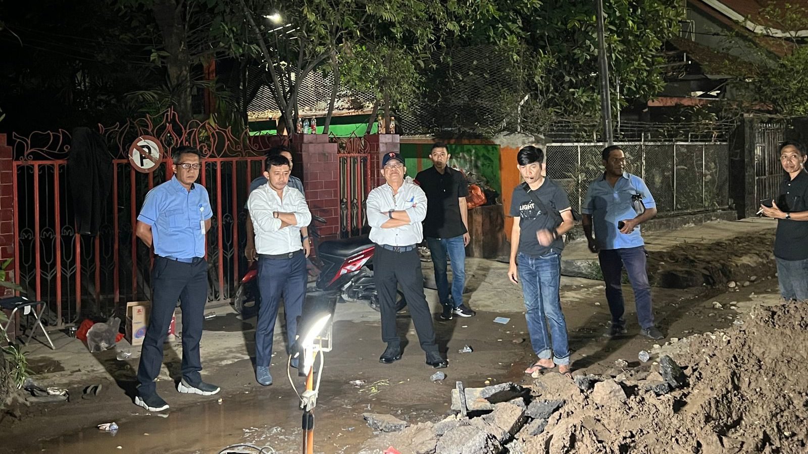 Siang Dilantik, Malam Hari Dirut PDAM Beni Iskandar Masih di Lapangan
