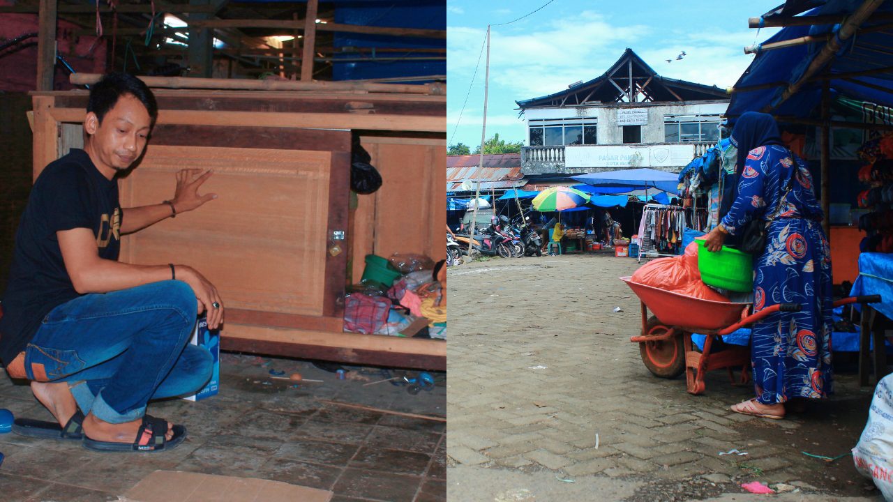 4 Kios di Pasar Pakalu Bantimurung Dibobol Maling, Pedagang Keluhkan Keamanan Pasar