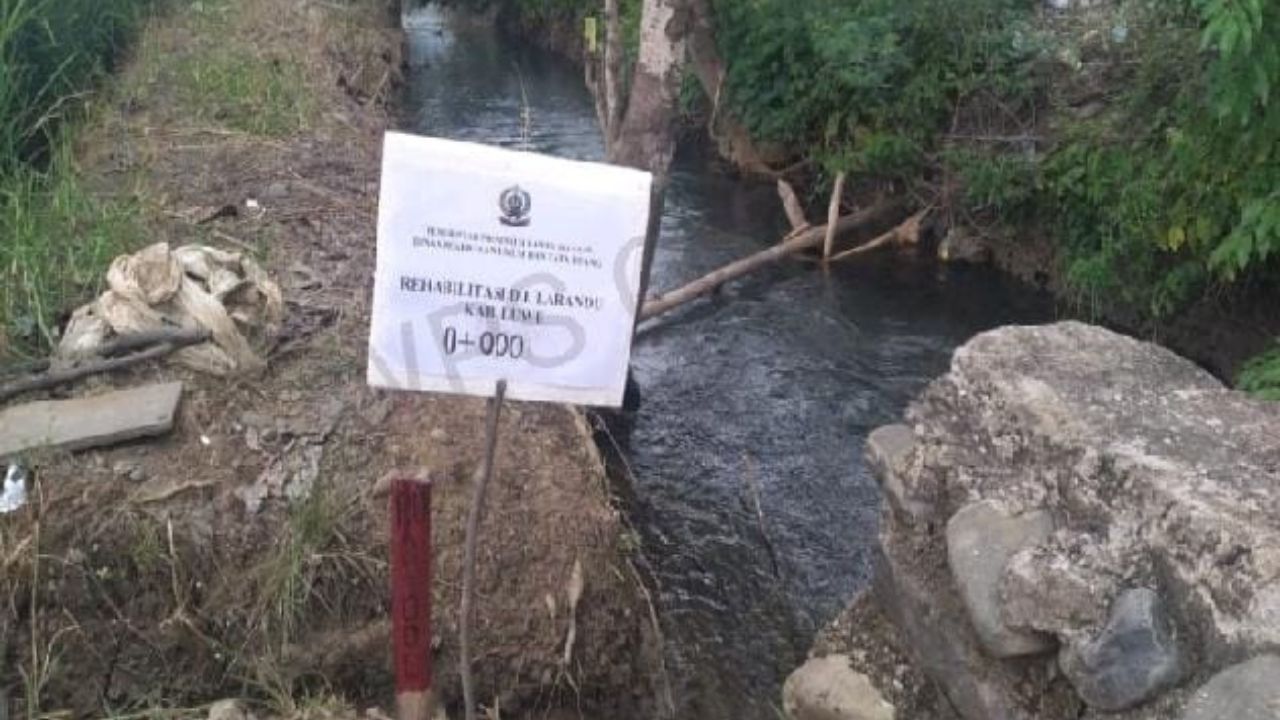 Pemprov Sulsel Telah Rampungkan Rehabilitasi Daerah Irigasi Larandu di Luwu