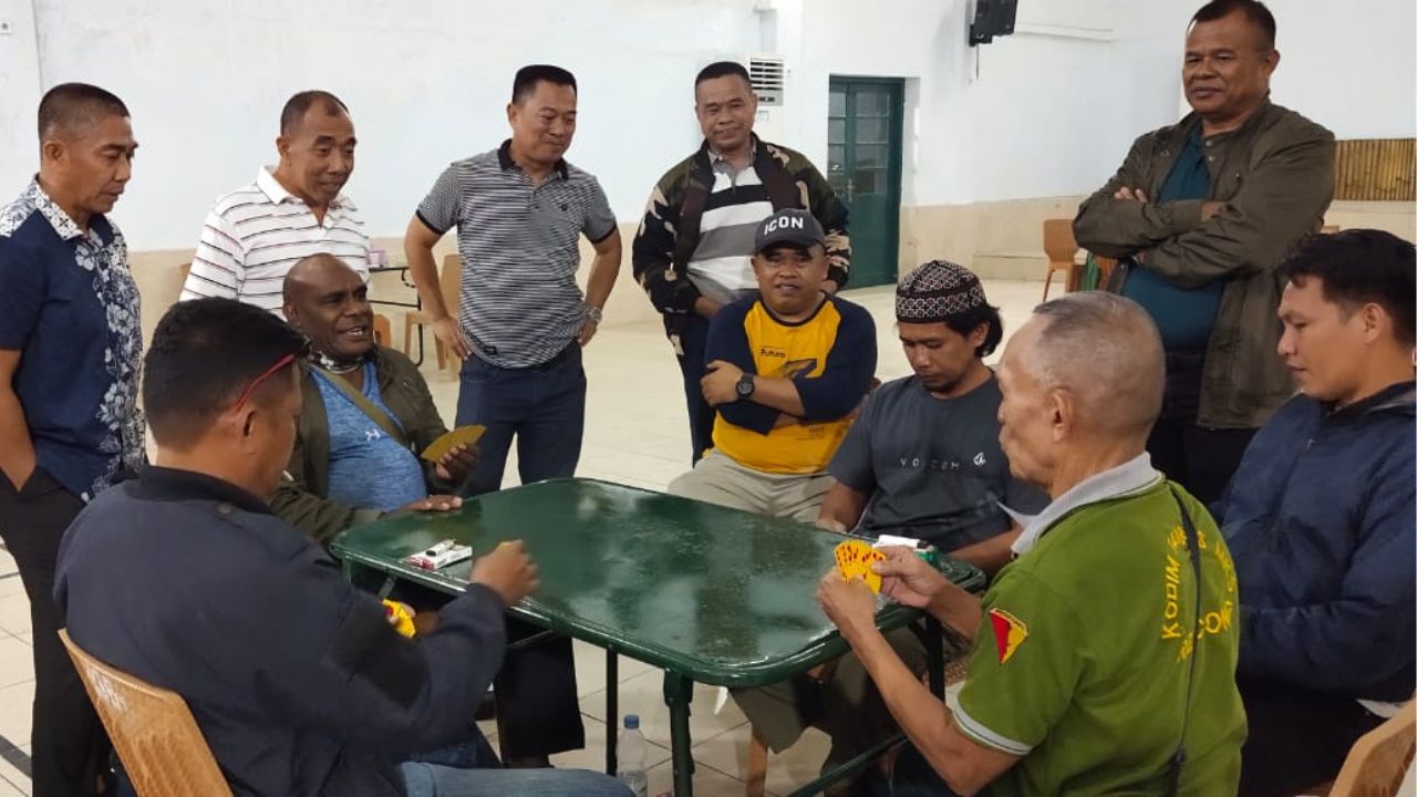 Laga Domino Tingkat Kodim se Wilayah Kodam XIV Hasanuddin Berlangsung Ketat