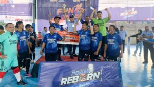 Tim PDAM Sapu Bersih Juara Turnamen Futsal HUT ke-98 PDAM Antar SKPD