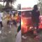 Beredar di Medsos Video Orang Berseragam Bola Keroyok Pengendara Mobil yang Bersama Isteri dan Anaknya di Jeneponto