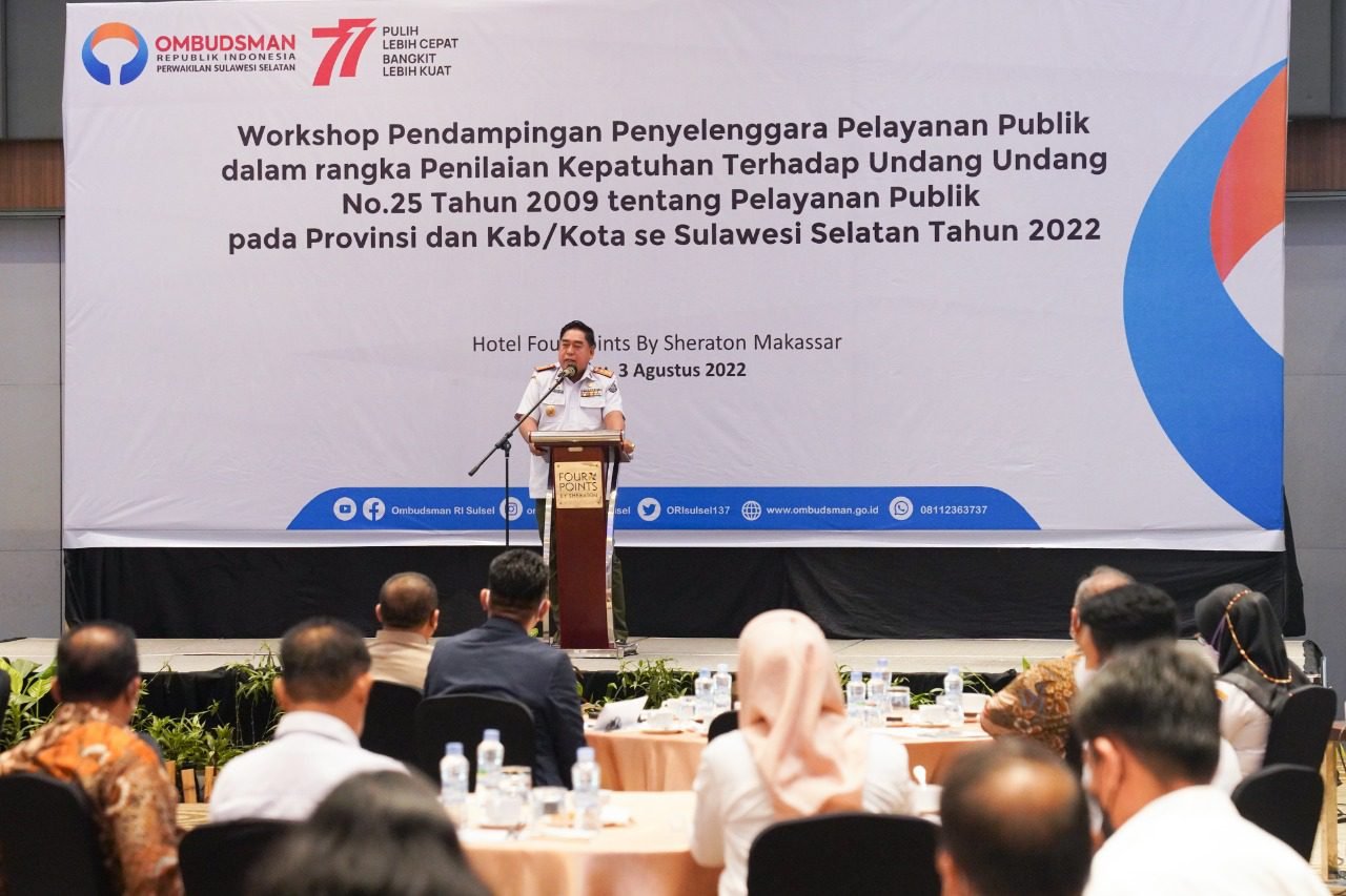 Sekprov Sulsel Minta Ombudsman Kawal Pengaduan Masyarakat