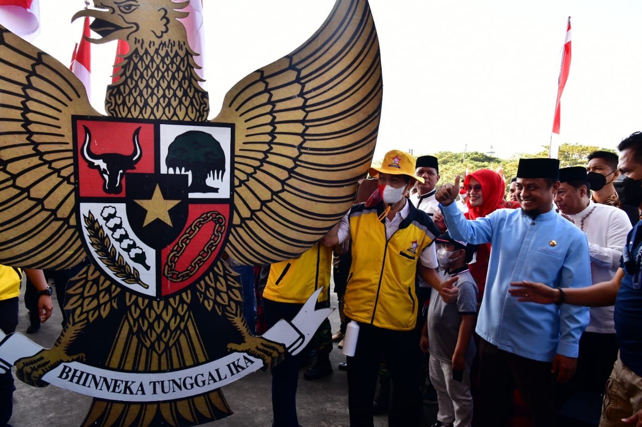 Buka Karnaval Merdeka Toleransi, Gubernur Andi Sudirman: Pancasila Sudah Final
