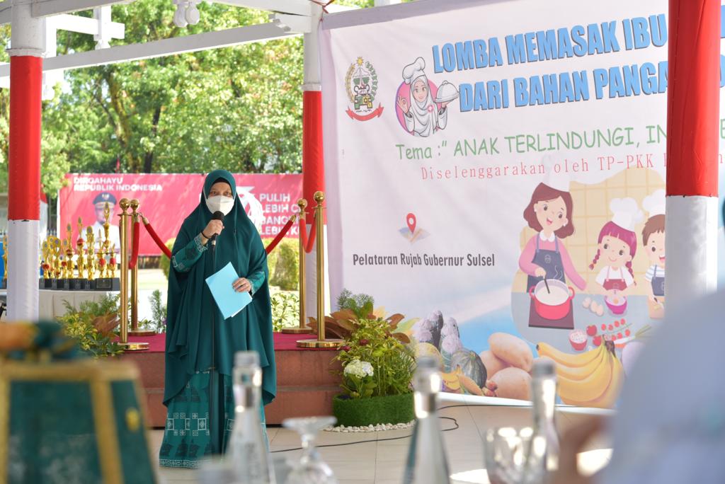 Rangkaian HAN, PKK Sulsel Gelar Lomba Memasak dari Bahan Pangan Lokal 2 Rangkaian HAN, PKK Sulsel Gelar Lomba Memasak dari Bahan Pangan Lokal