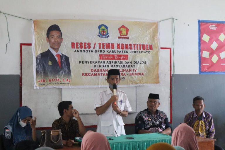 Anggota DPRD Jeneponto Abd Hafid Reses Tahap Kedua 5 Anggota DPRD Jeneponto, Abd Hafid Reses Tahap Kedua