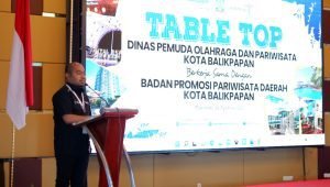 Muhammad Roem Hadiri kegiatan Table Top yang digelar Disporapar Balikpapan