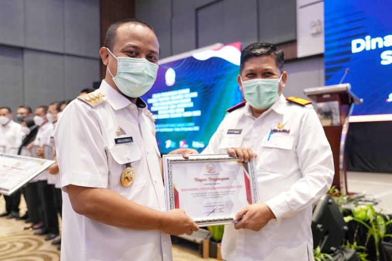 Diskominfo-SP Sulsel Raih Penghargaan dari Inspektorat Sulsel