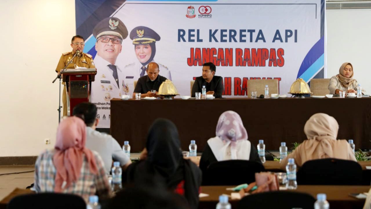 Pemkot Makassar Ajak Mahasiswa Kawal Rel Kereta Api Elevated