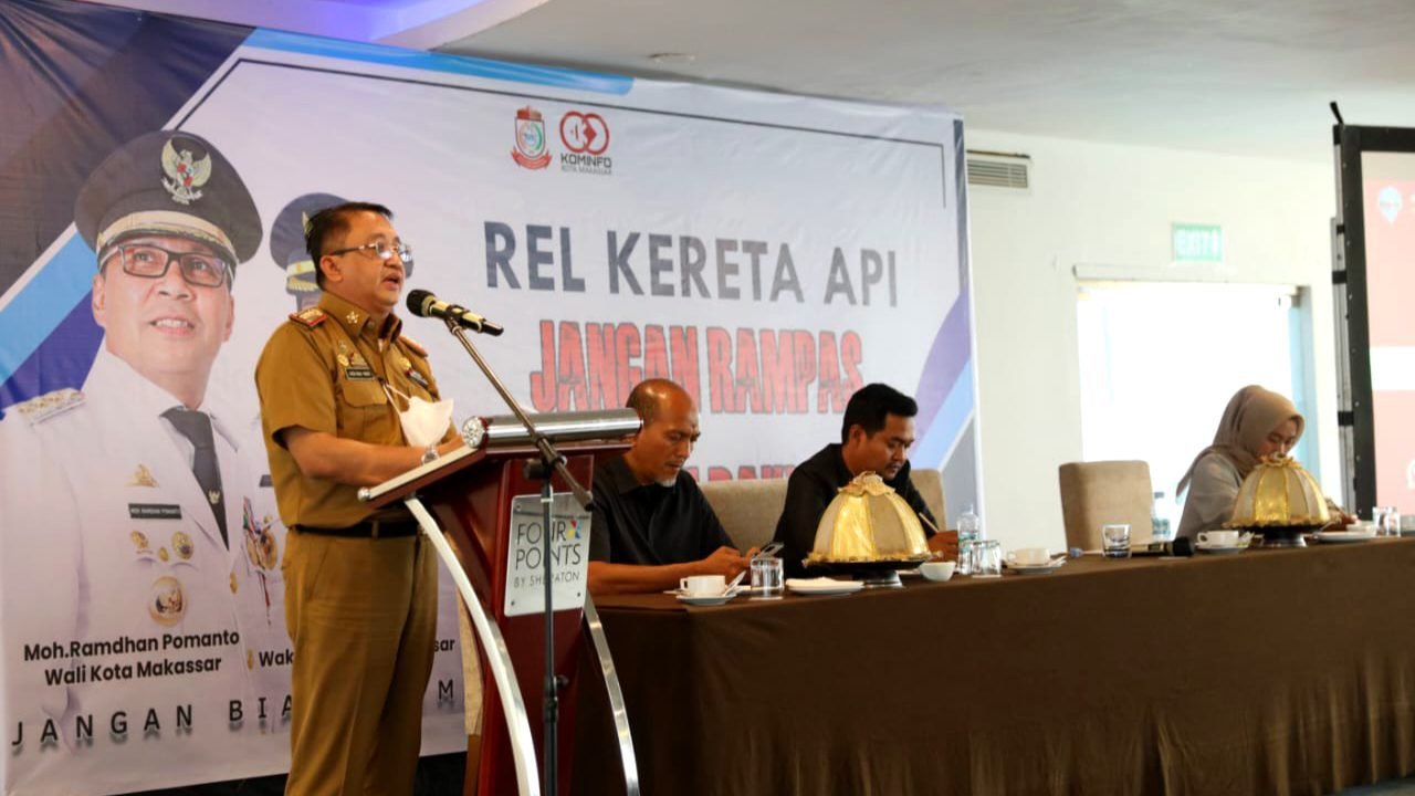 Pemkot Makassar Ajak Mahasiswa Kawal Rel Kereta Api Elevated