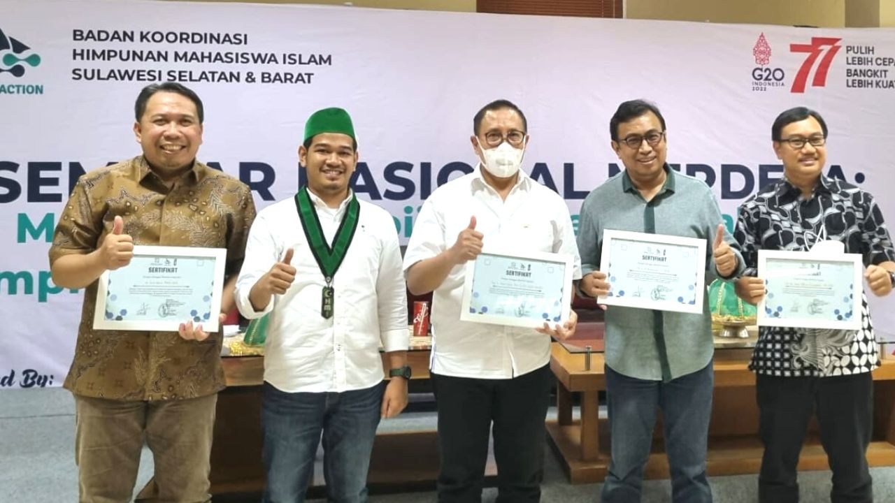 Seminar Nasional Badko HMI Sulselbar Dihadiri Dewan Pengawas dan Direksi BPJS Kesehatan RI