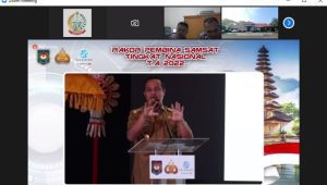 Gubernur Andi Sudirman Narasumber Rakor Pembina SAMSAT Tingkat Nasional 2022