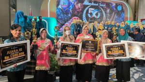 TP PKK Makassar Borong Penghargaan HKG Ke-50 TP PKK Sulsel