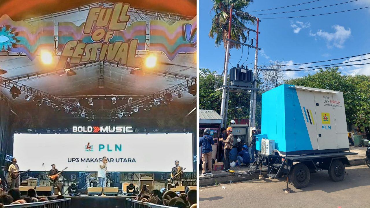 Sukseskan Acara Full of Festival di Makassar, PLN Berikan Layanan Tanpa Kedip