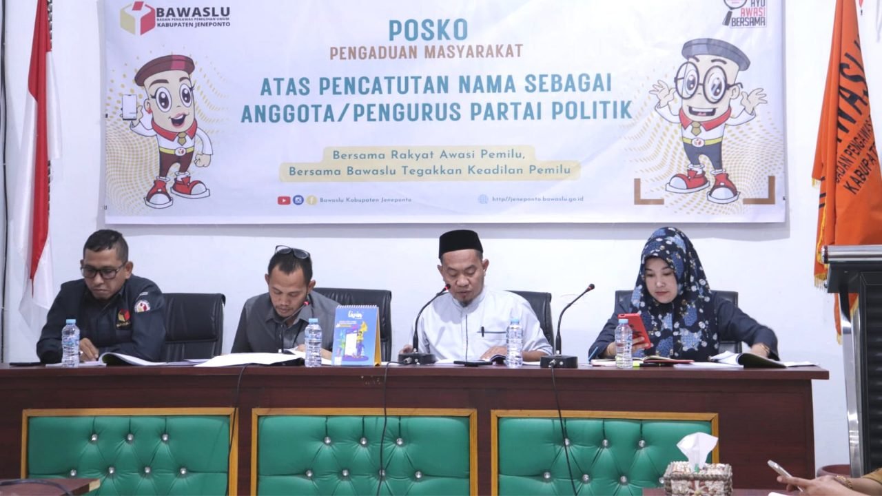September Ini, Bawaslu Jeneponto Mulai Rekrut Panwascam