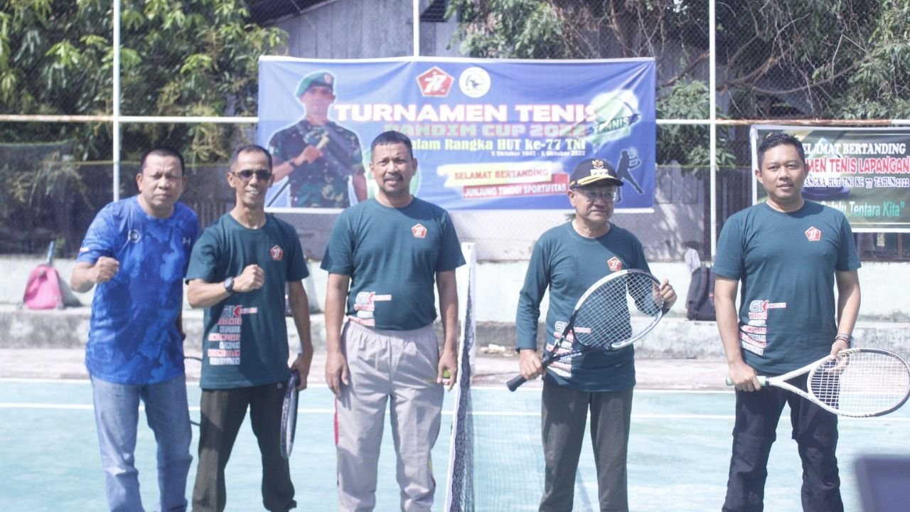 Sambut HUT TNI ke-77, Bupati Jeneponto Buka Turnamen Dandim Cup 2022