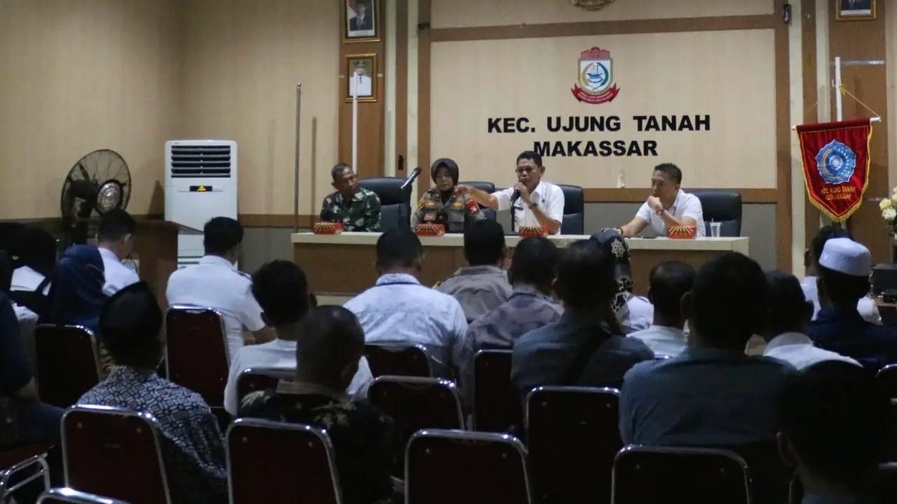 Ibrahim Pimpin Rakor Rencana Kunker Presiden RI di Kecamatan Ujung Tanah