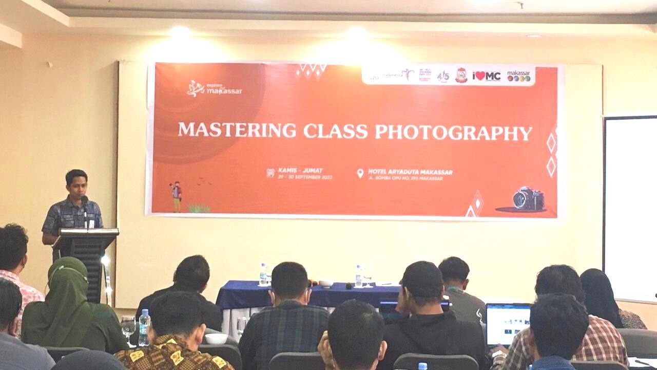 Dorong Kemajuan Industri Ekonomi Kreatif, Dispar Makassar Gelar Mastering Class Fotografi 2022
