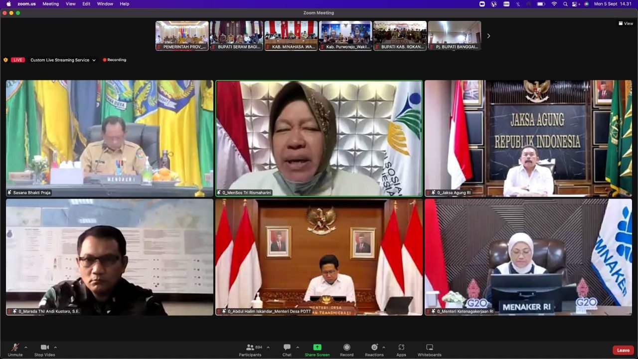 Gubernur Sulsel Hadiri Rapat Kebijakan Pengendalian Inflasi Bersama Pemerintah Pusat