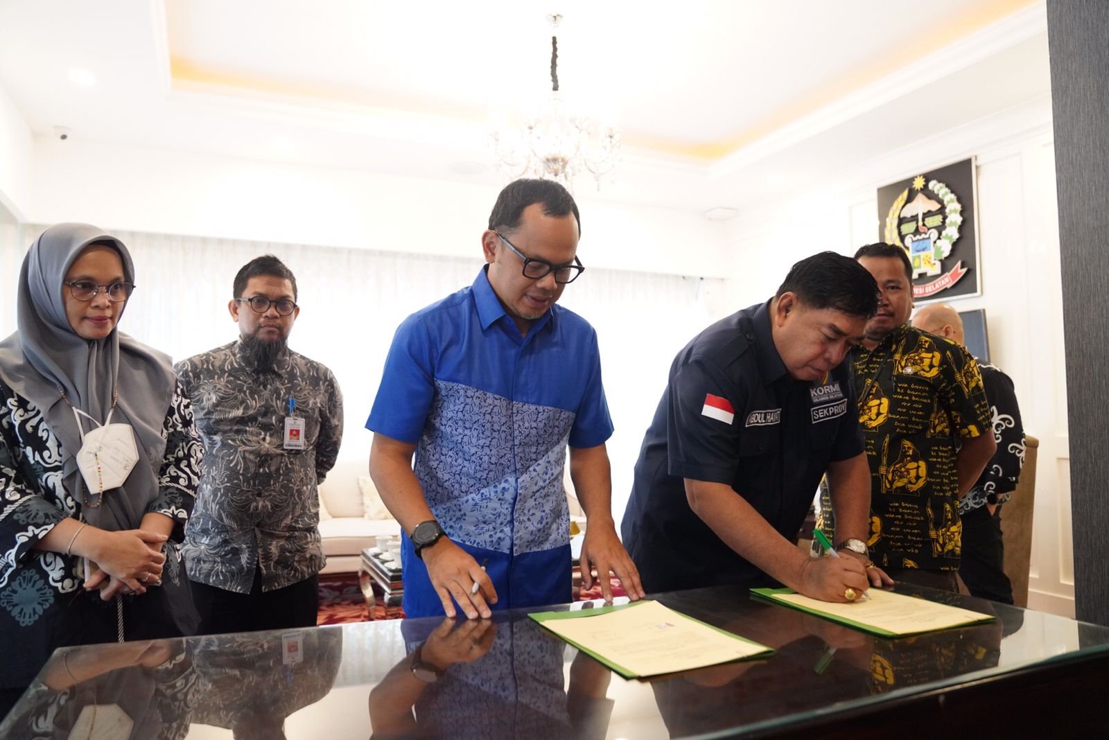 Abdul Hayat Teken MoU Lahan Asrama Mahasiswa Sulsel dengan Wali Kota Bogor