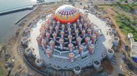 Rp45 Miliar Pembangunan Masjid Kubah 99 Berlanjut, Pengerjaan Menara dan Pelataran