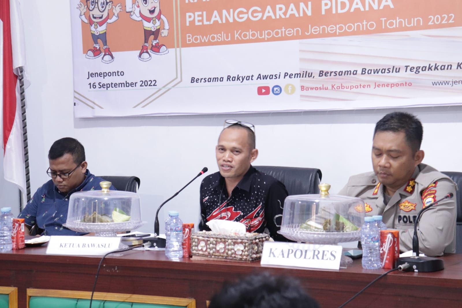 Bawaslu Jeneponto Rapat Pembahasan Gakkumdu