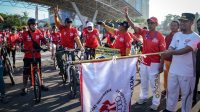 Bersepeda Sambil Berdonasi, Gubernur Sulsel Lepas Peserta Indonesia Heart Bike